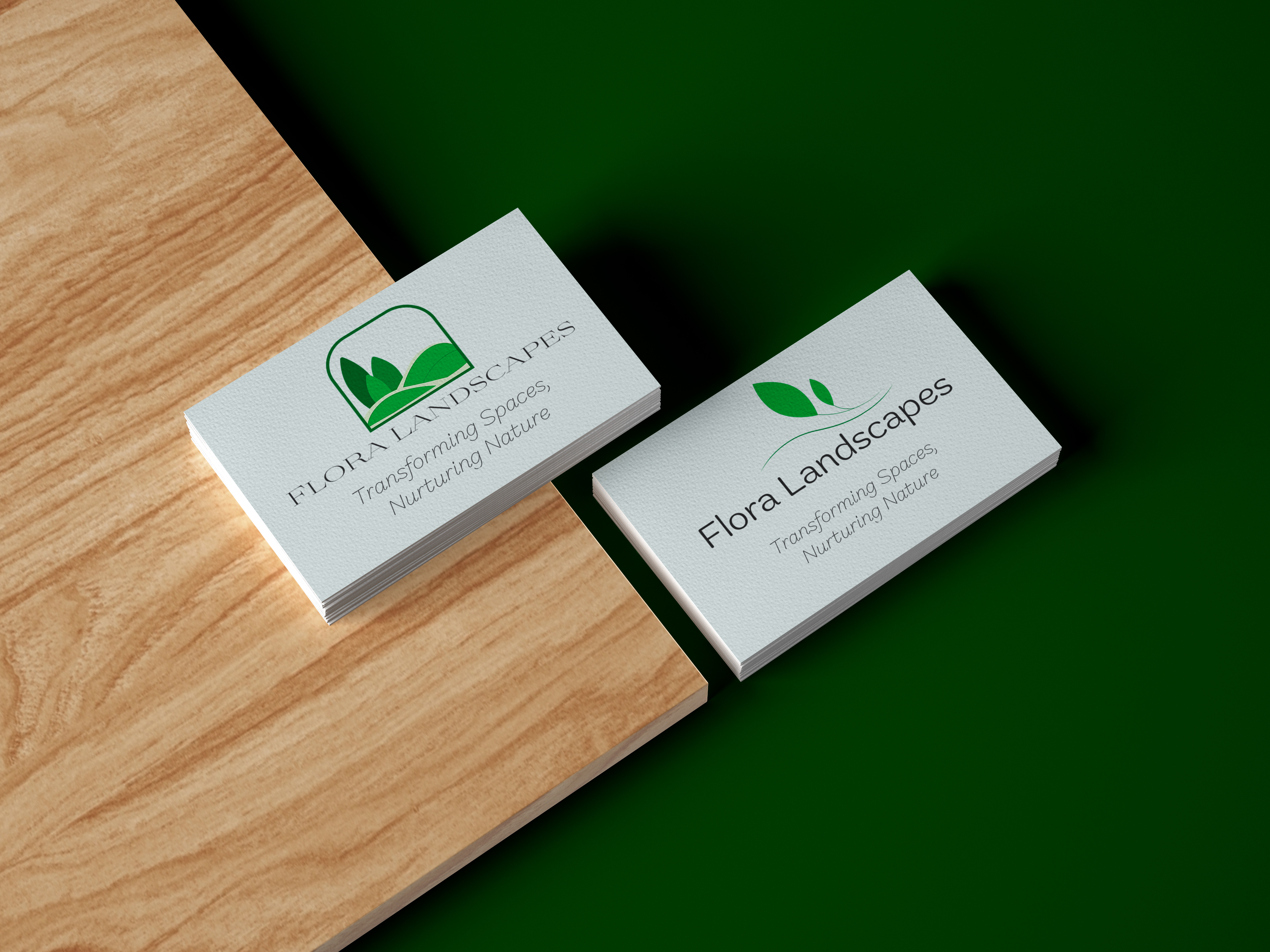 Flora Landscapes brand visuals inspired by natural environments