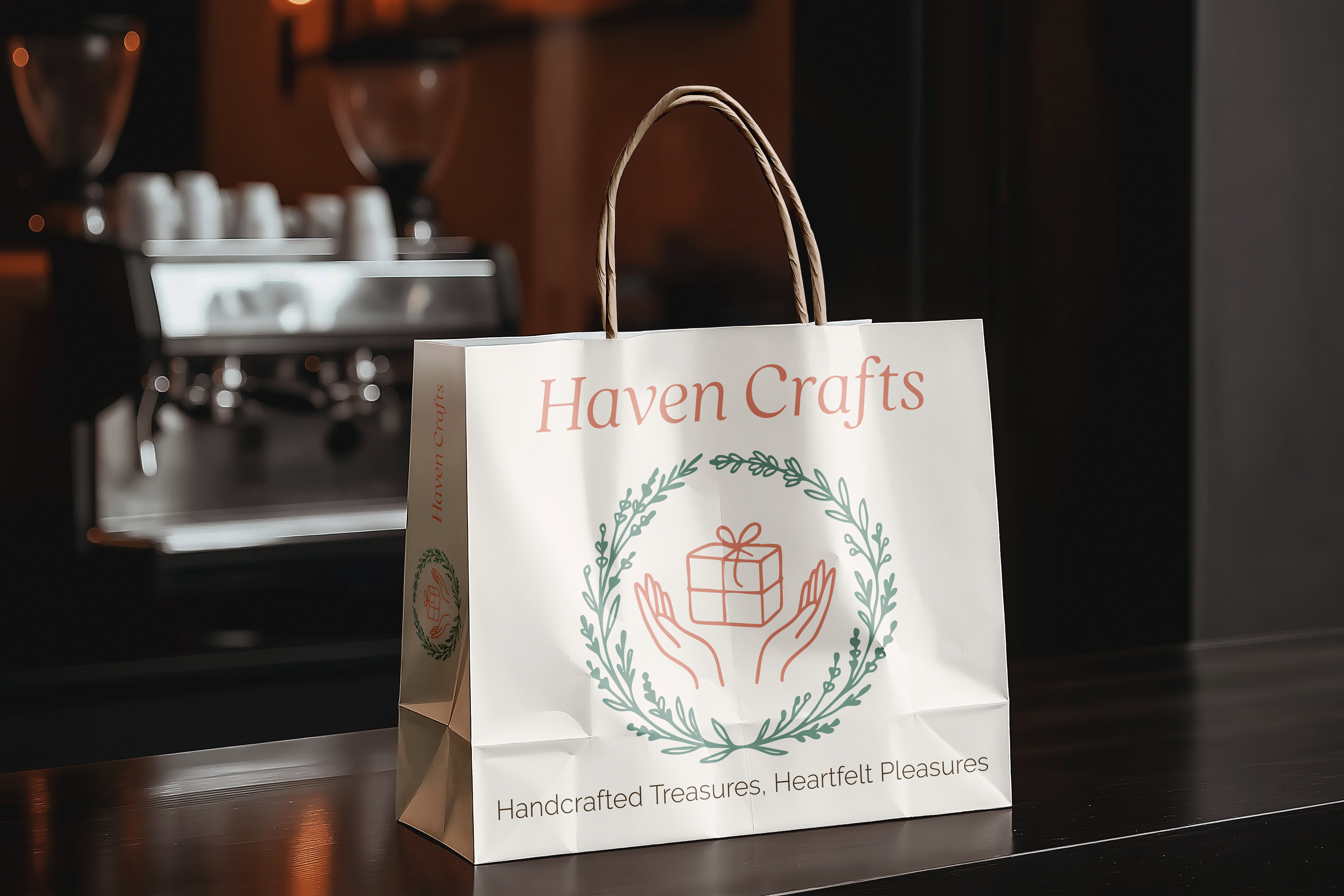 Handmade artisanal products showcased under Haven Crafts brand