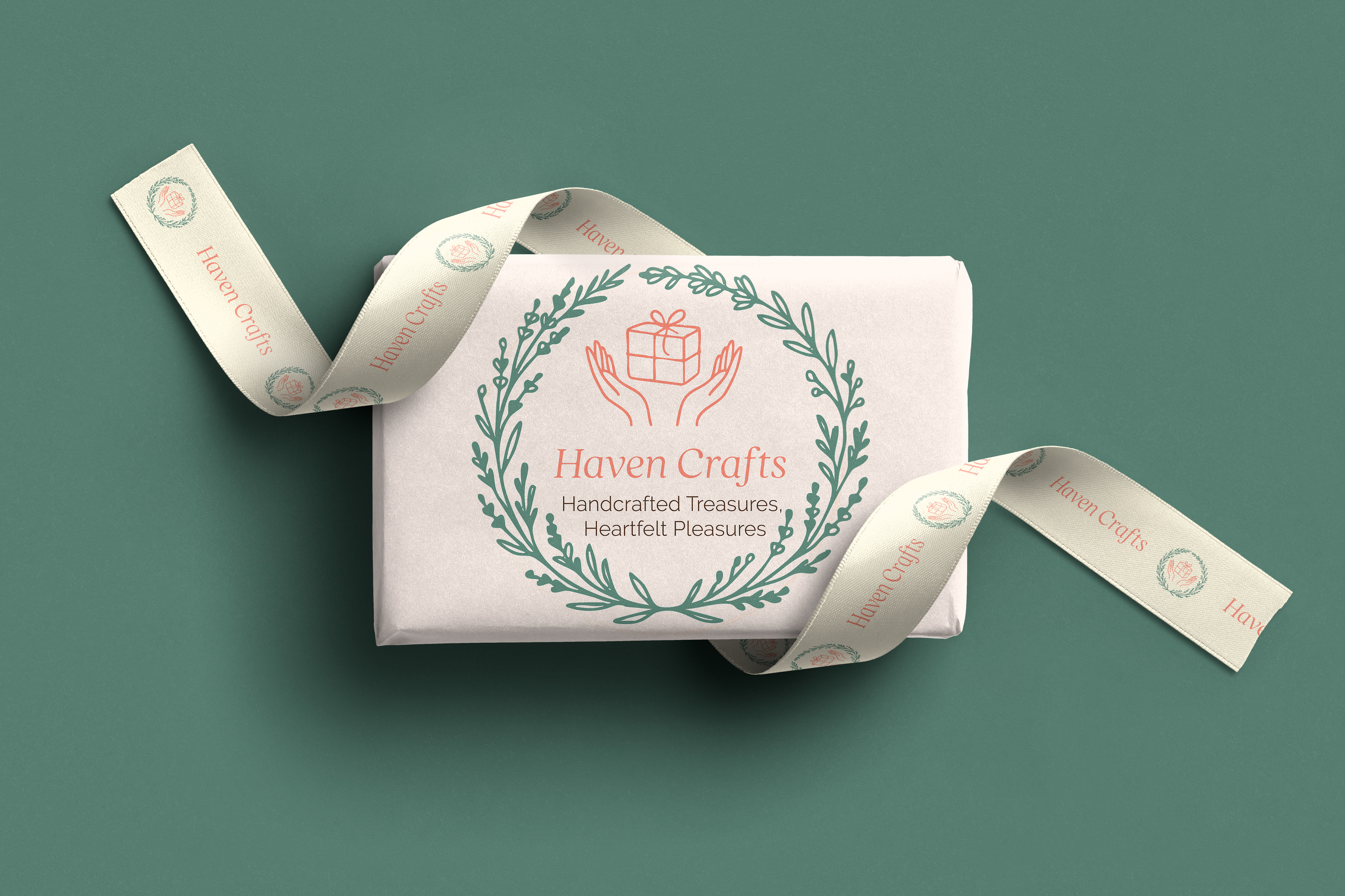 Haven Crafts packaging design for handmade gifts