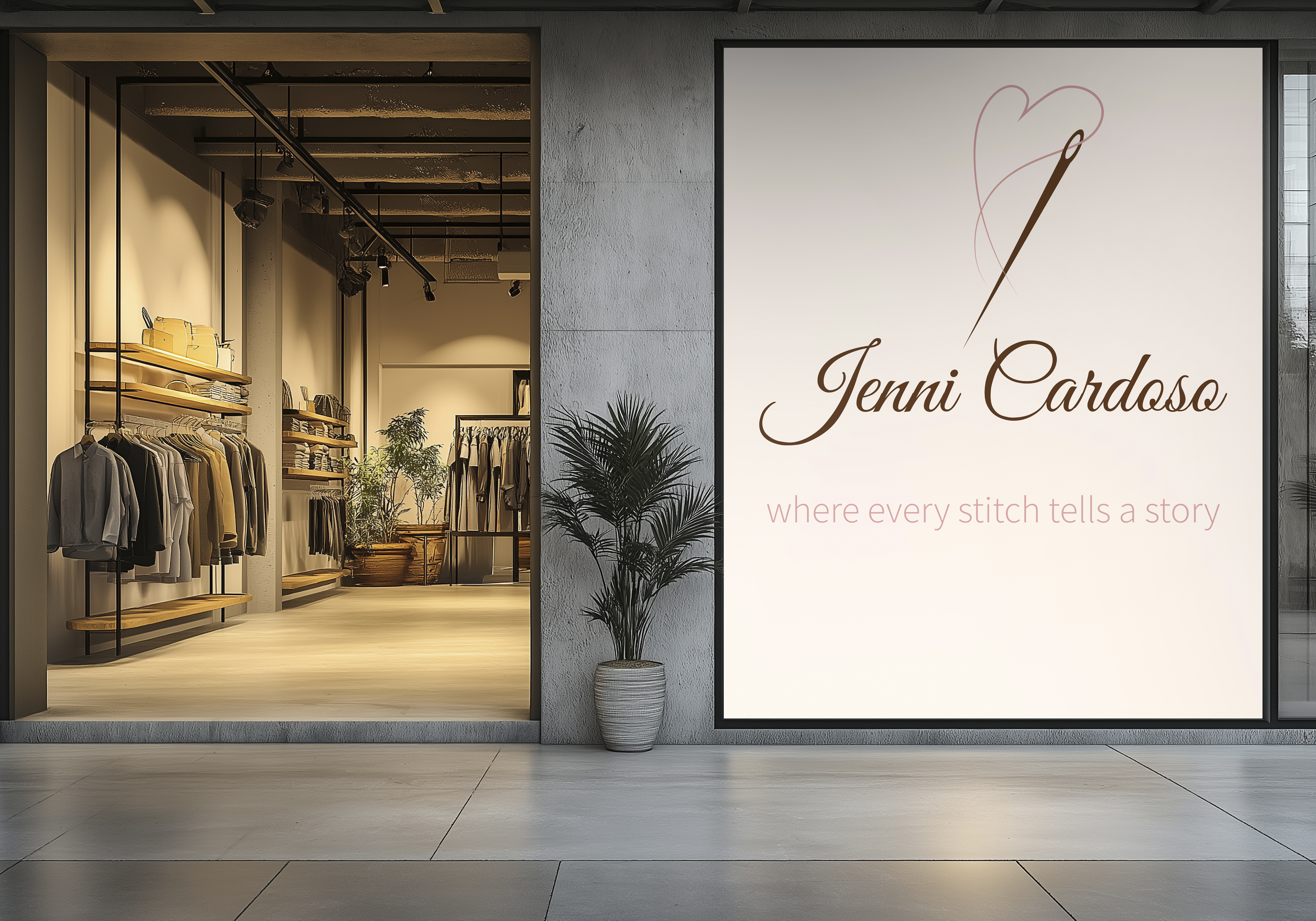 Jenni Cardoso fashion brand logo with elegant and feminine design